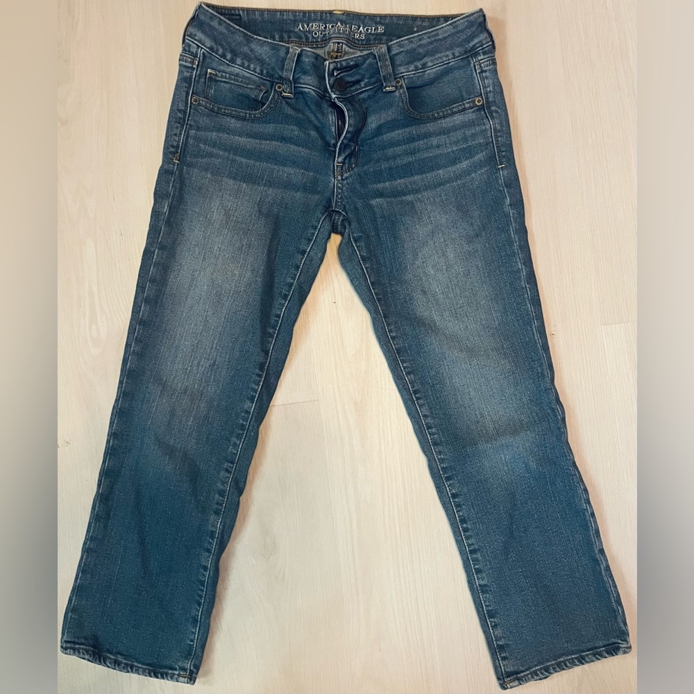 Vintage Y2K American Eagle Outfitters Capri Jeans - Picture 2 of 4